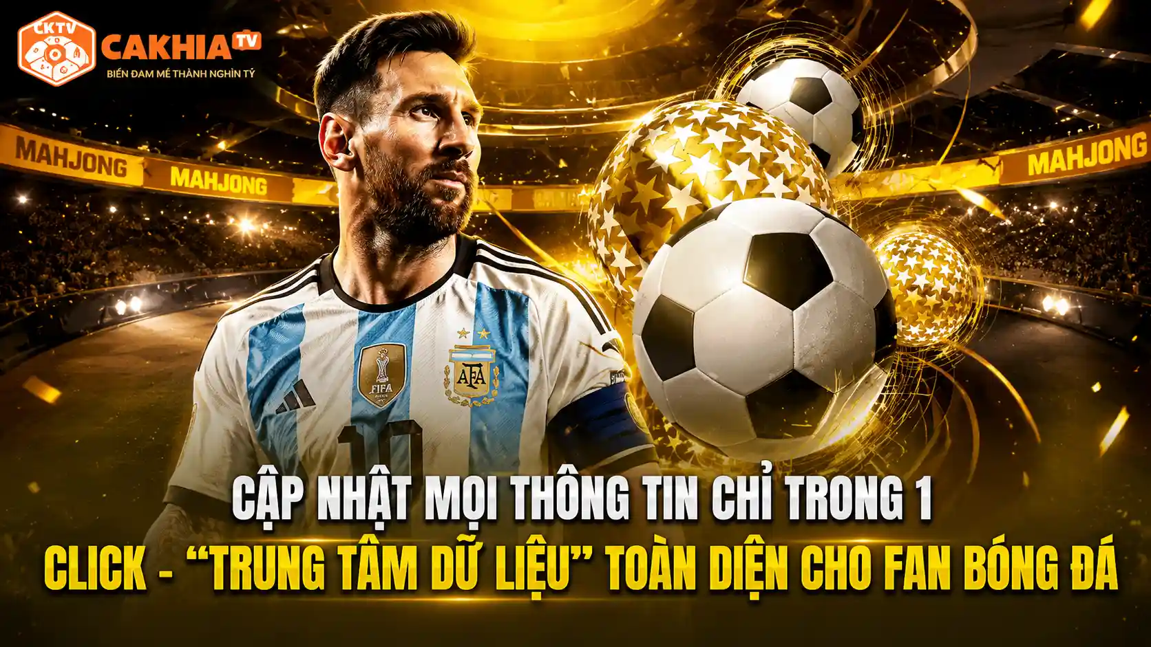 Cập nhật mọi thông tin chỉ trong 1 click - “trung tâm dữ liệu” toàn diện cho fan bóng đá